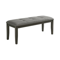 Everdeen 7PC Dining Set in Charcoal-Table & Six Chairs