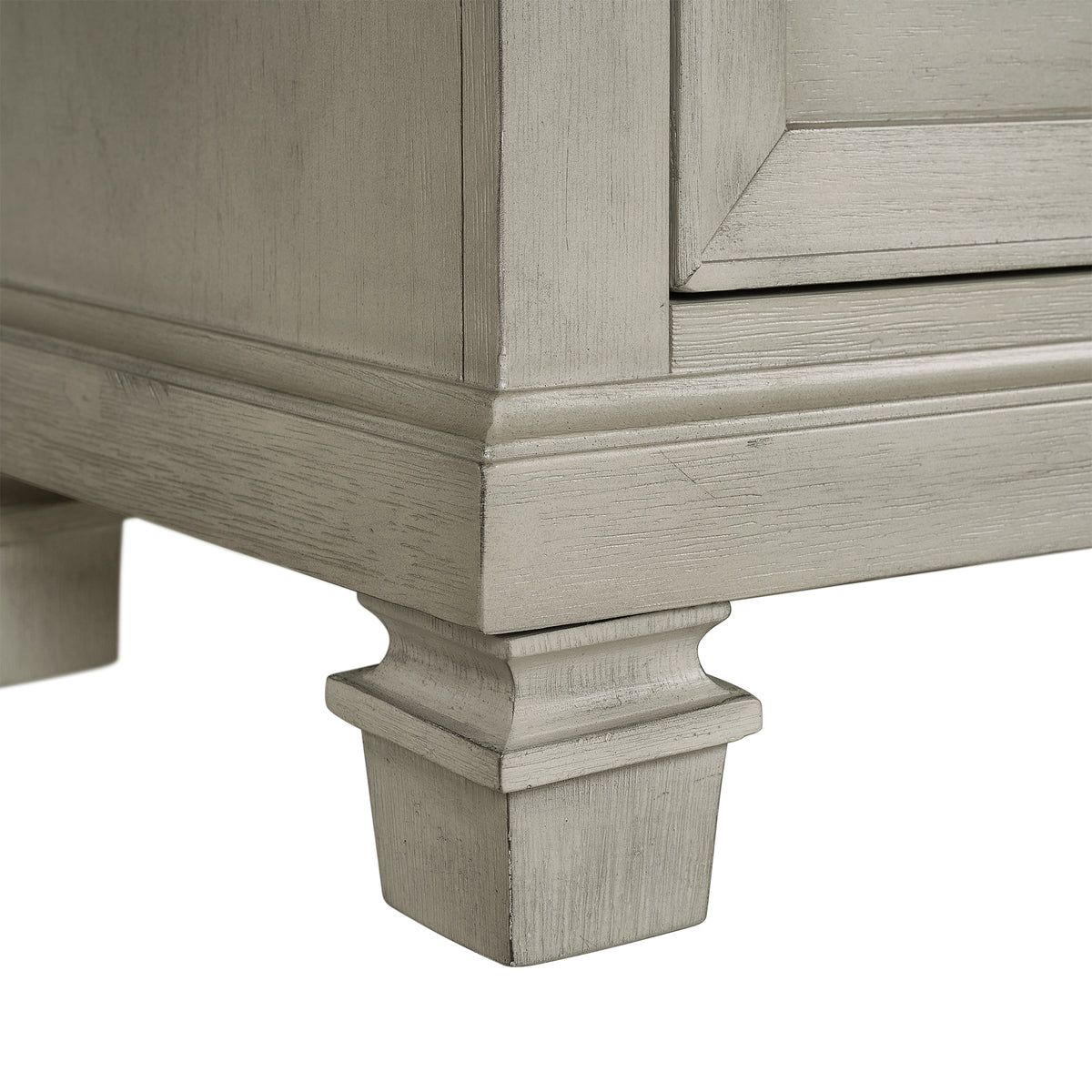 Farmington King Panel 3PC Bedroom Set in Medium Brown and Washed Stone