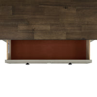 Farmington King Panel 3PC Bedroom Set in Medium Brown and Washed Stone