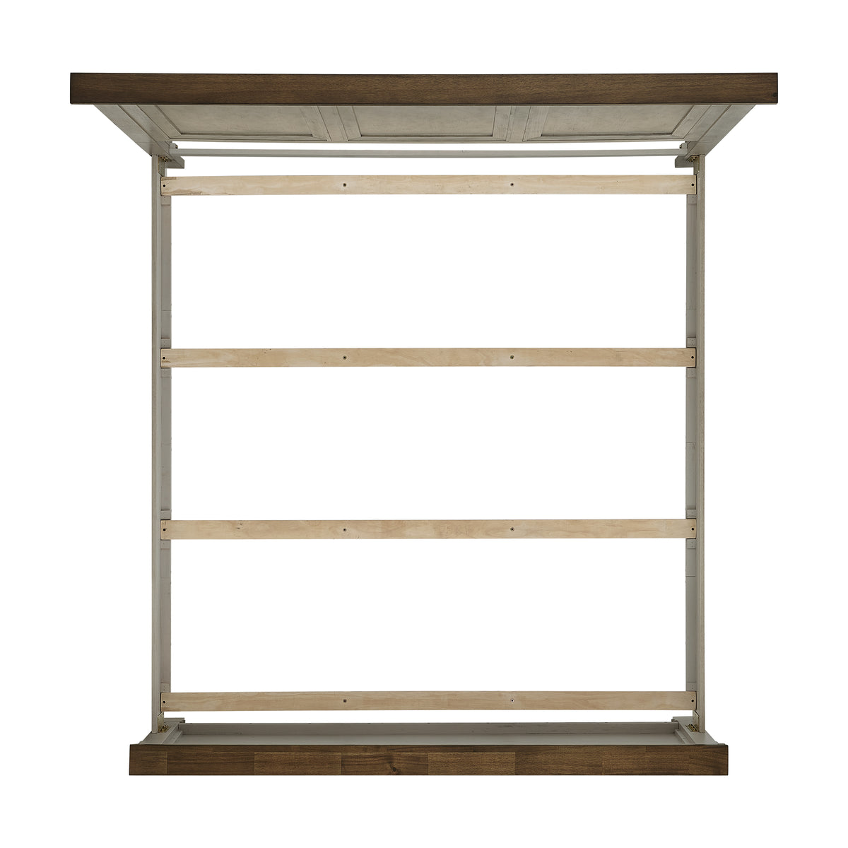 Farmington King Panel 3PC Bedroom Set in Medium Brown and Washed Stone