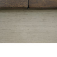 Farmington Storage Dining Bench in Medium Brown and Washed Stone