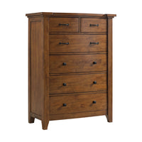 Gage 6-Drawer Chest in Chestnut