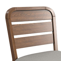 Glinda 7PC Counter Height Dining Set in Brown-Table, Four Chairs and Two UPH Chairs