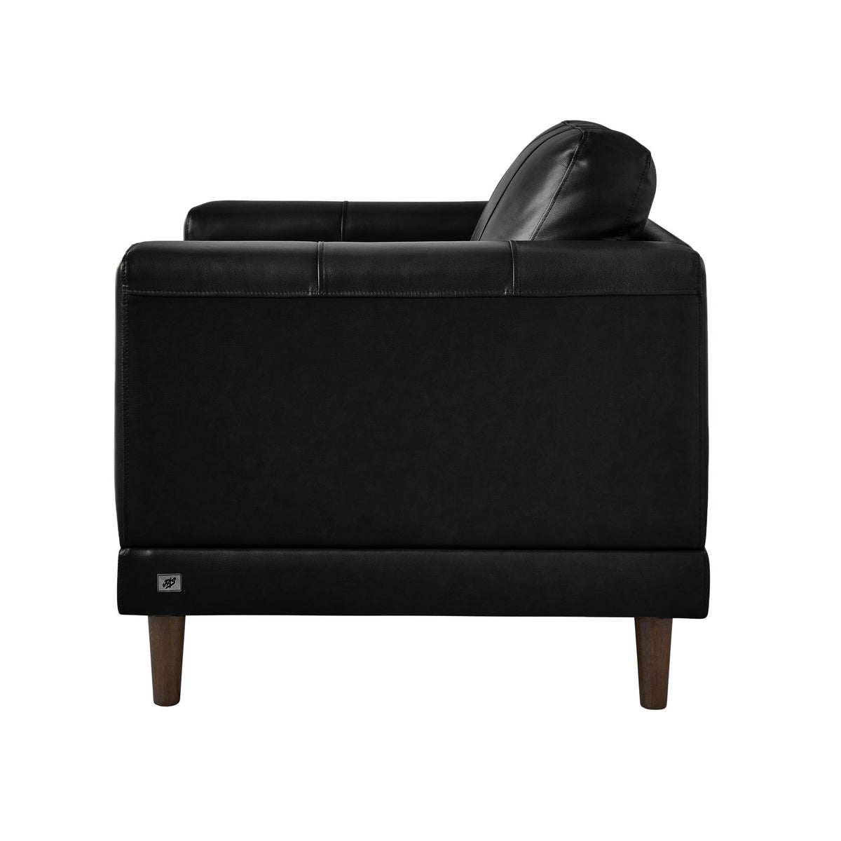 Hampton Chair In Fiero Black (Top Grain/PVC)