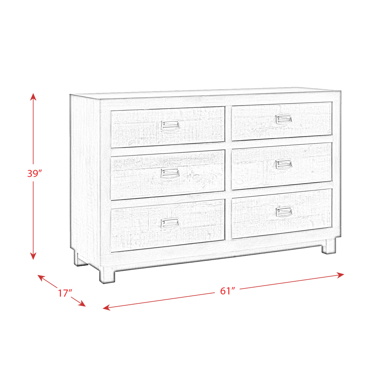 Harlington Queen 4PC Bedroom Set with 2 Nightstands & Dresser