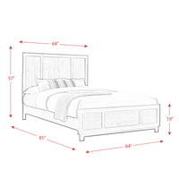 Harlington Queen 4PC Bedroom Set with 2 Nightstands & Dresser