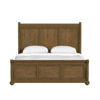 Heritage & Home King Sleigh Bed in Oak Brown