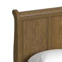 Heritage & Home King Sleigh 3PC Bedroom Set in Oak Brown