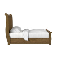 Heritage & Home King Sleigh 3PC Bedroom Set in Oak Brown