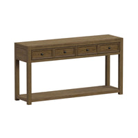 Heritage & Home 3PC Occasional Table Set in Oak Brown-Coffee Table, End Table & Sofa Table