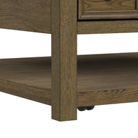 Heritage & Home 3PC Occasional Table Set in Oak Brown-Coffee Table & Two End Tables