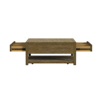 Heritage & Home 3PC Occasional Table Set in Oak Brown-Coffee Table, End Table & Sofa Table