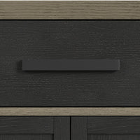 Jemma Buffet in Grey and Dark Espresso