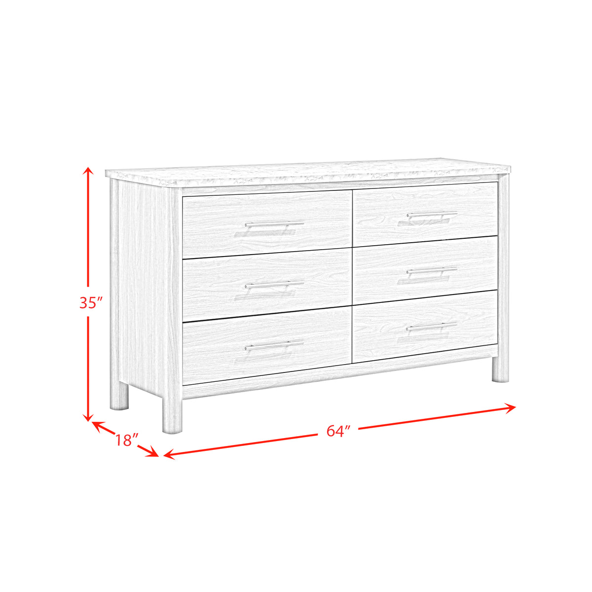 Jonas Dresser in Natural