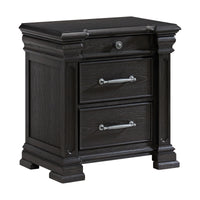 Kings Court King 5PC Bedroom Set in Black