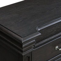 Kings Court Queen Storage 3PC Bedroom Set in Black