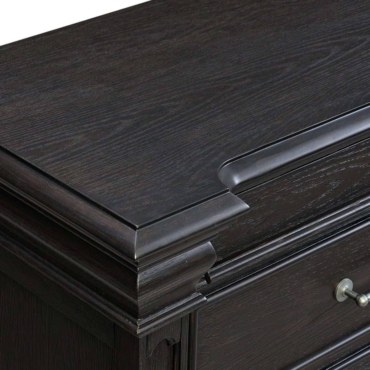 Kings Court King 5PC Bedroom Set in Black