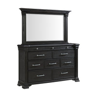 Kings Court King 5PC Bedroom Set in Black