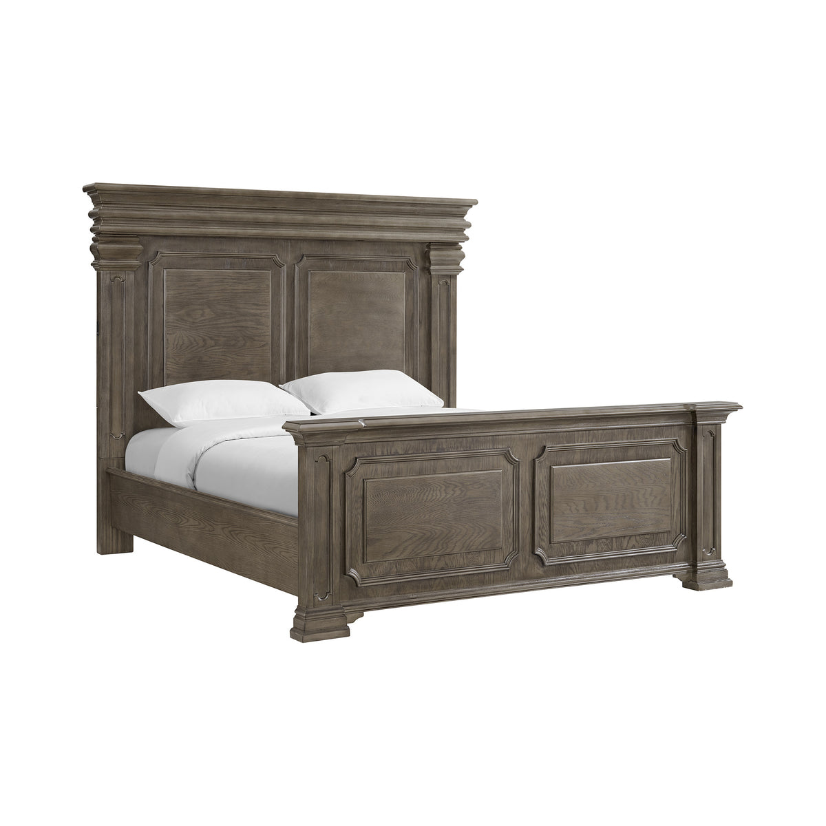 Kings Court King 5PC Bedroom Set in Grey