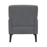 Kiwi Chair in 8077 Boucle Grey & Espresso