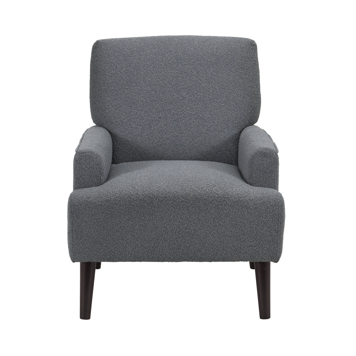 Kiwi Chair in 8077 Boucle Grey & Espresso