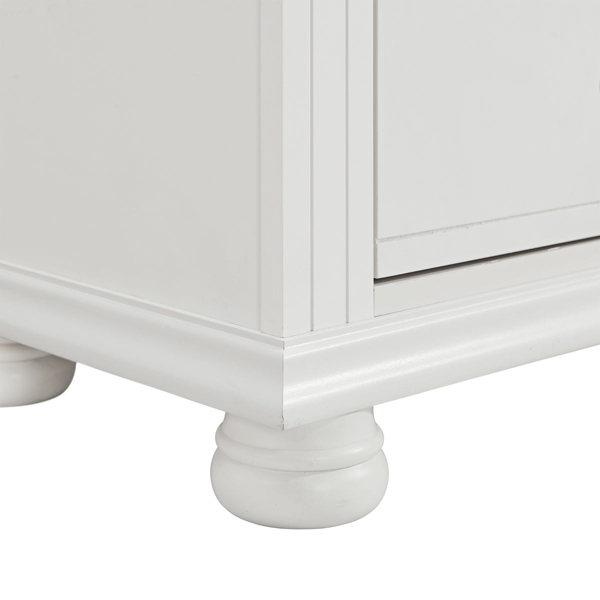 Kona Queen 3PC Bedroom Set with 2 Nightstands in White