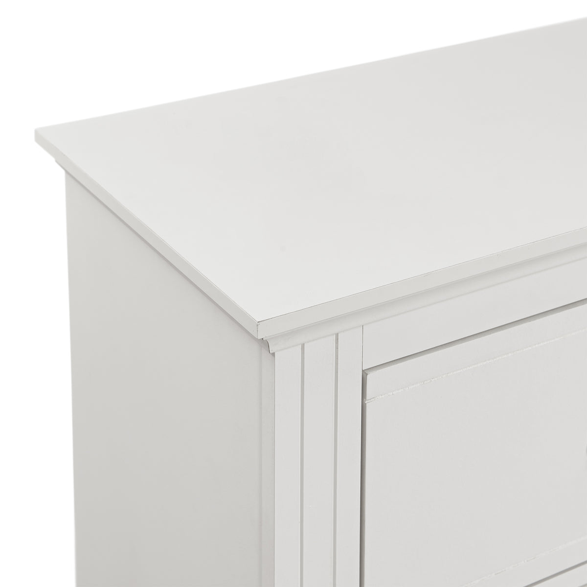 Kona Queen 3PC Bedroom Set with 2 Nightstands in White