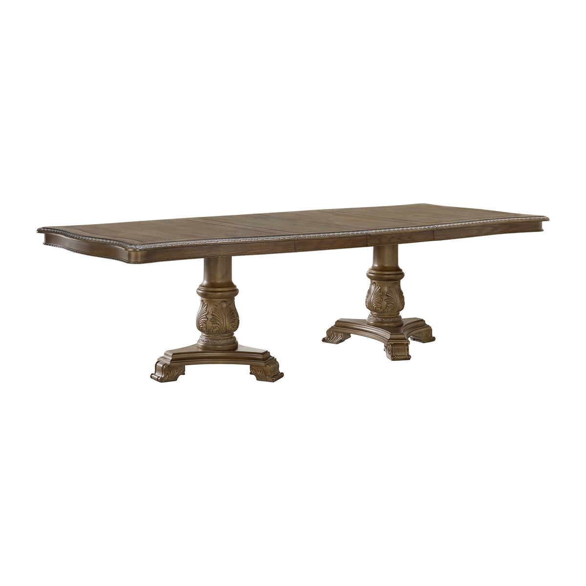 Madison Park 7PC Standard Height Dining Set in Walnut-Table, Four Chairs and Two Arm Chairs