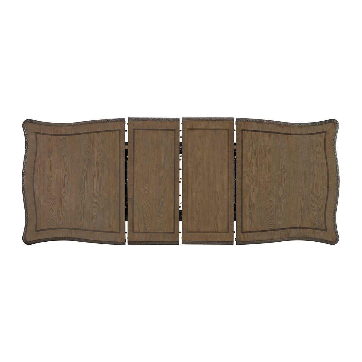 Madison Park 7PC Standard Height Dining Set in Walnut-Table, Four Chairs and Two Arm Chairs