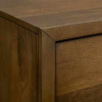 Malibu Queen 3PC Bedroom Set with 2 Nightstands in Walnut