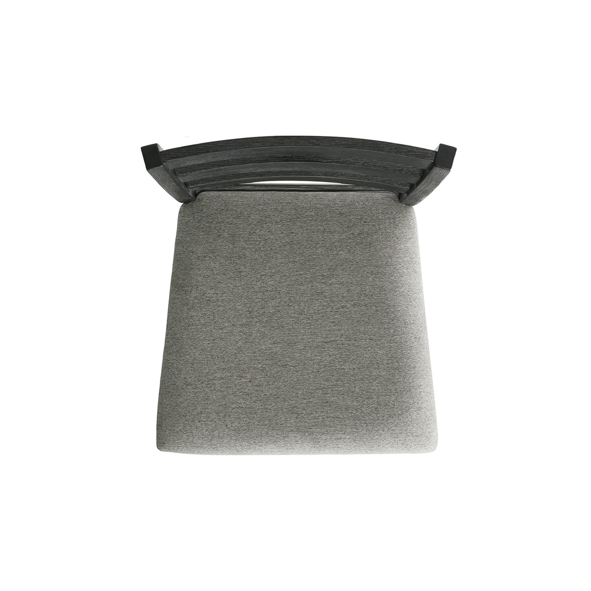 Martin Counter Side Chair with Grey Fabric - Black Finish  (2 Per Carton)