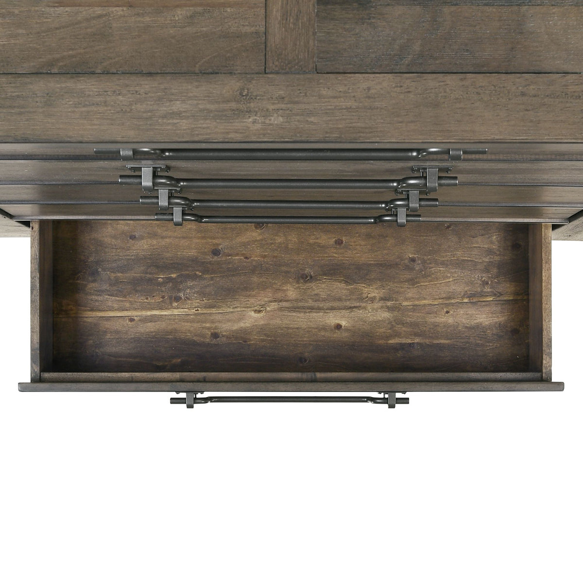 Maverick Queen Panel 4PC Bedroom Set in Antique Grey