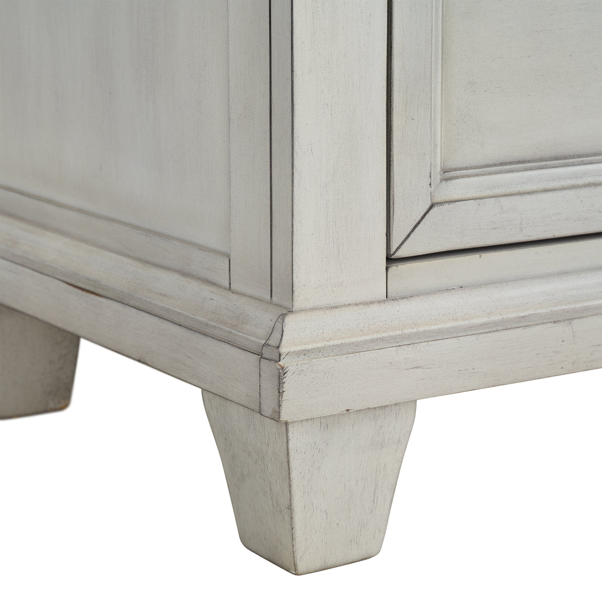 McCoy Dresser and Mirror Set in Antique White