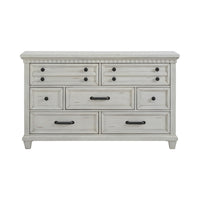 McCoy 7-Drawer Dresser in Antique White