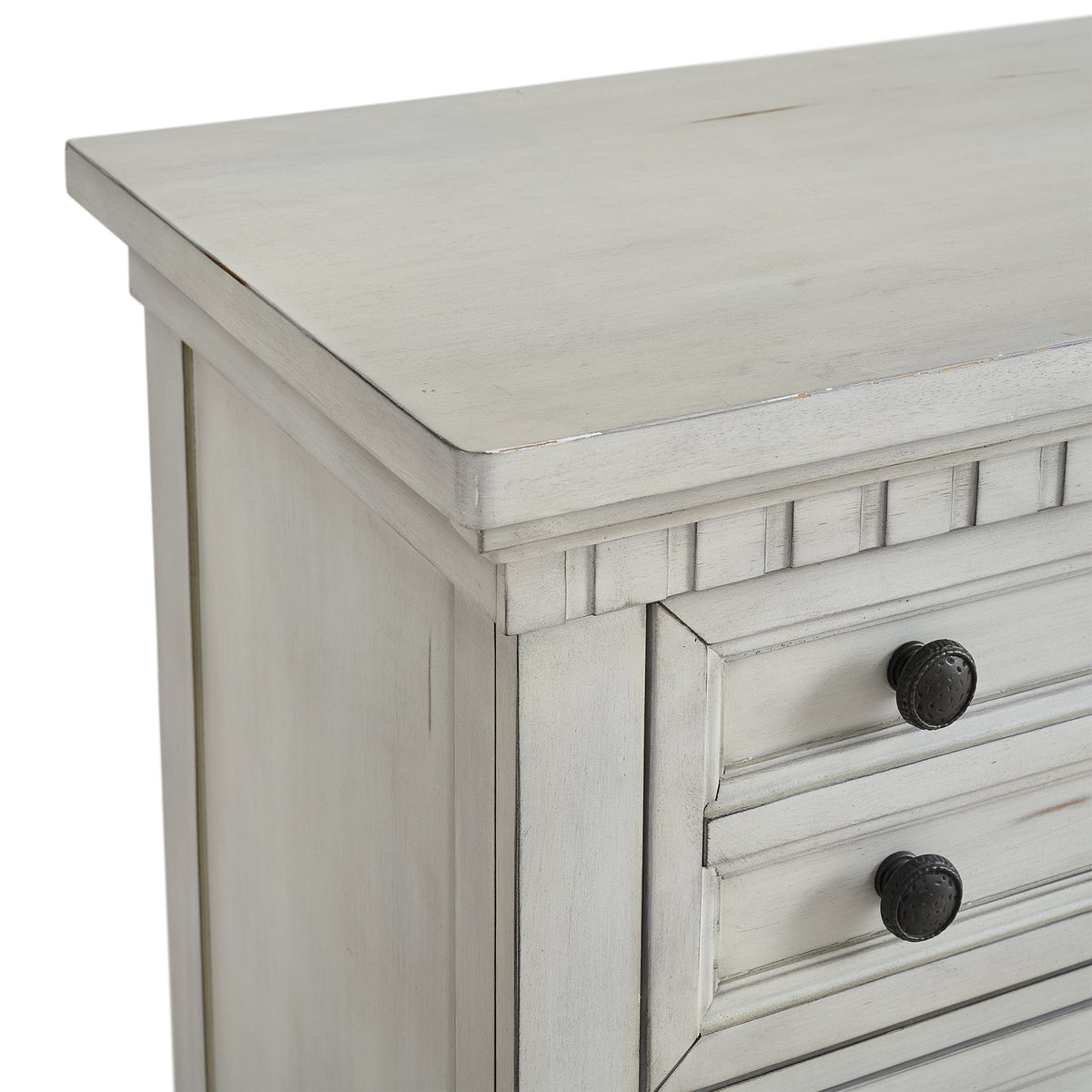 McCoy Dresser and Mirror Set in Antique White