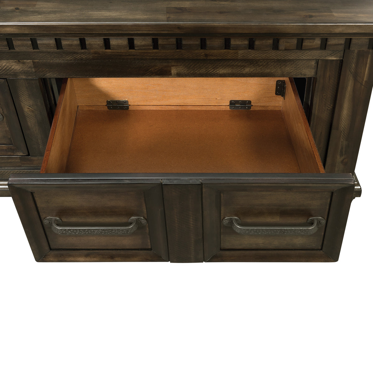 McCoy Queen Storage Bed in Charcoal