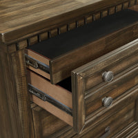 McCoy Dresser and Mirror Set in Charcoal