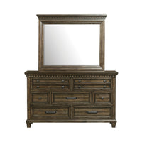 McCoy Dresser and Mirror Set in Charcoal