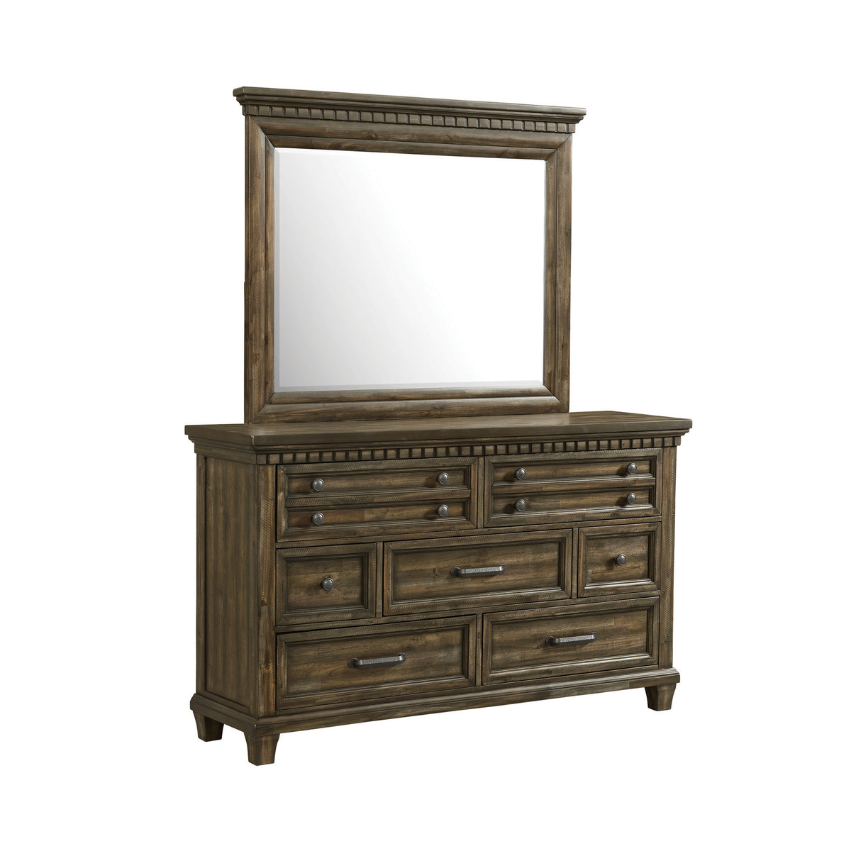 McCoy Queen Storage 5PC Bedroom Set in Charcoal