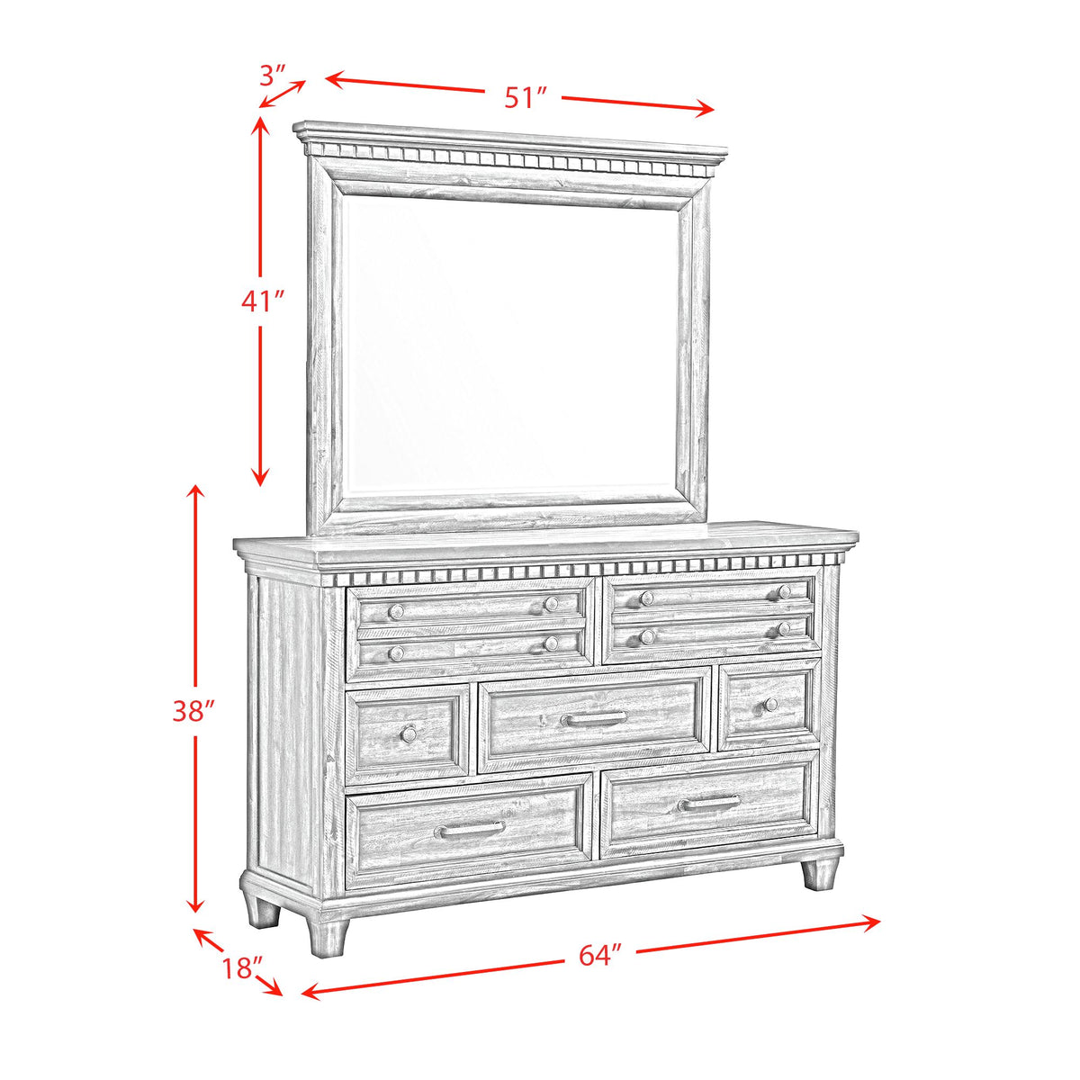 McCoy King Storage 5PC Bedroom Set in Charcoal