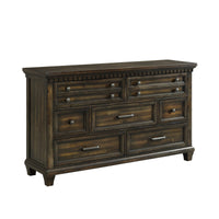 McCoy Queen Storage 5PC Bedroom Set with 2 Nightstands, Dresser & Chest in Charcoal