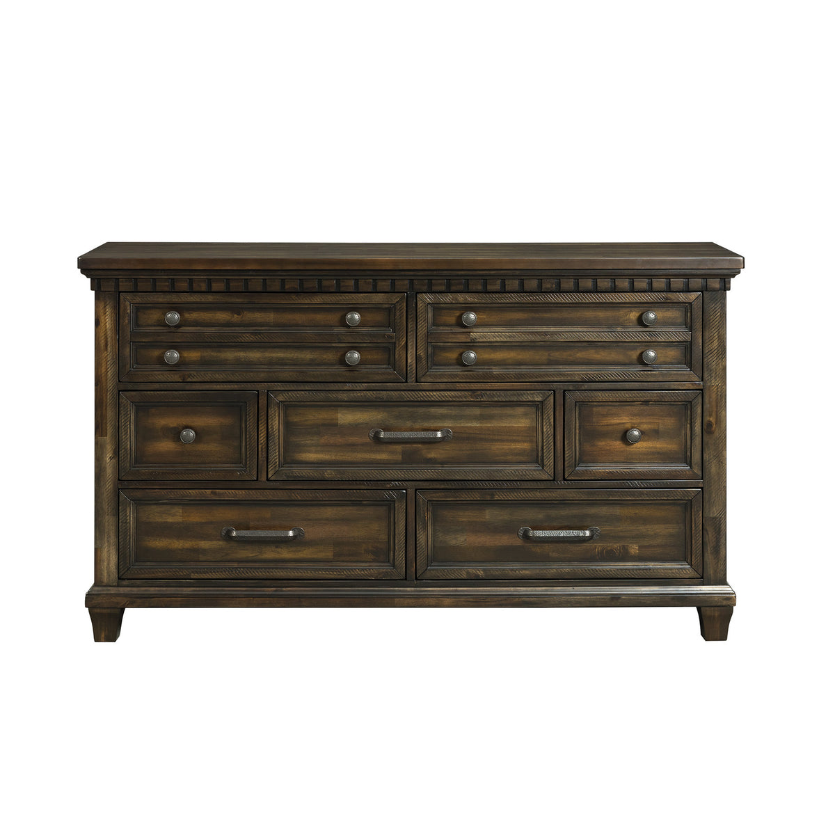 McCoy 7-Drawer Dresser in Charcoal