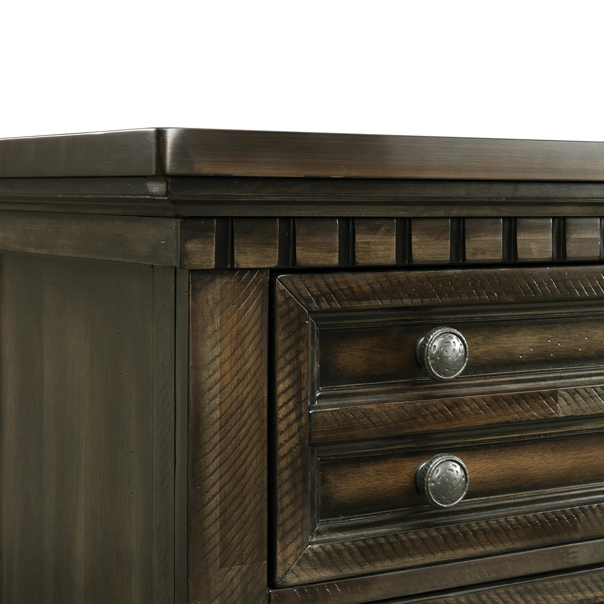 McCoy 2-Drawer Nightstand with USB in Charcoal