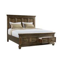 McCoy Queen Storage Bed in Charcoal
