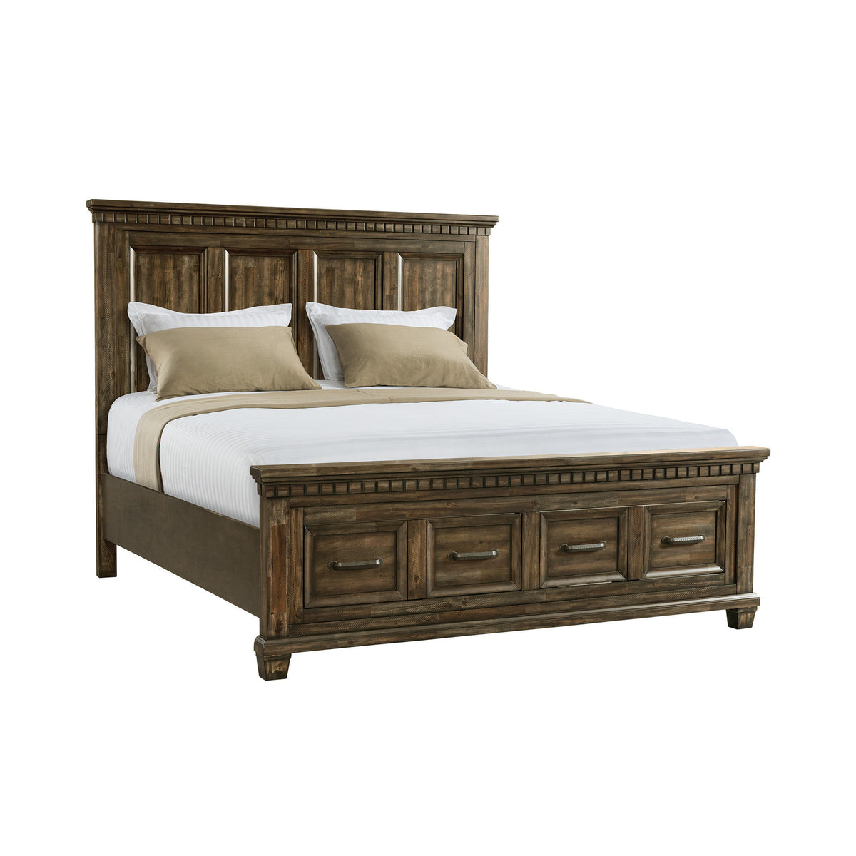 McCoy King Storage Bed in Charcoal