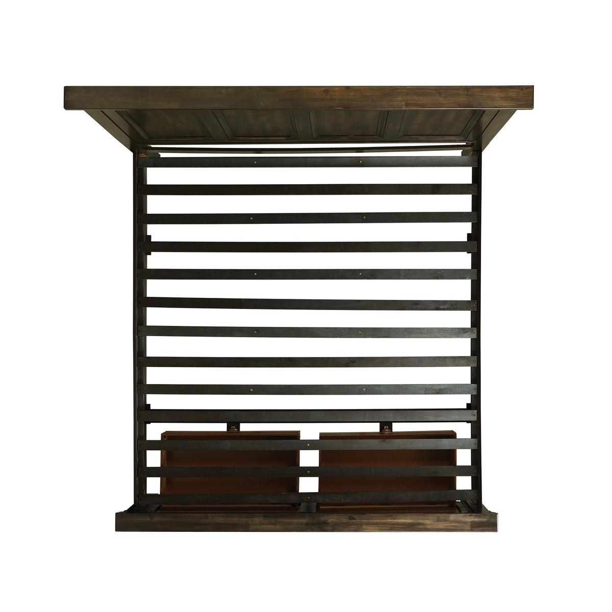 McCoy King Storage Bed in Charcoal