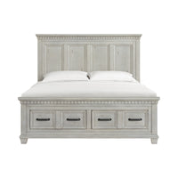 McCoy King Storage Bed in Antique White