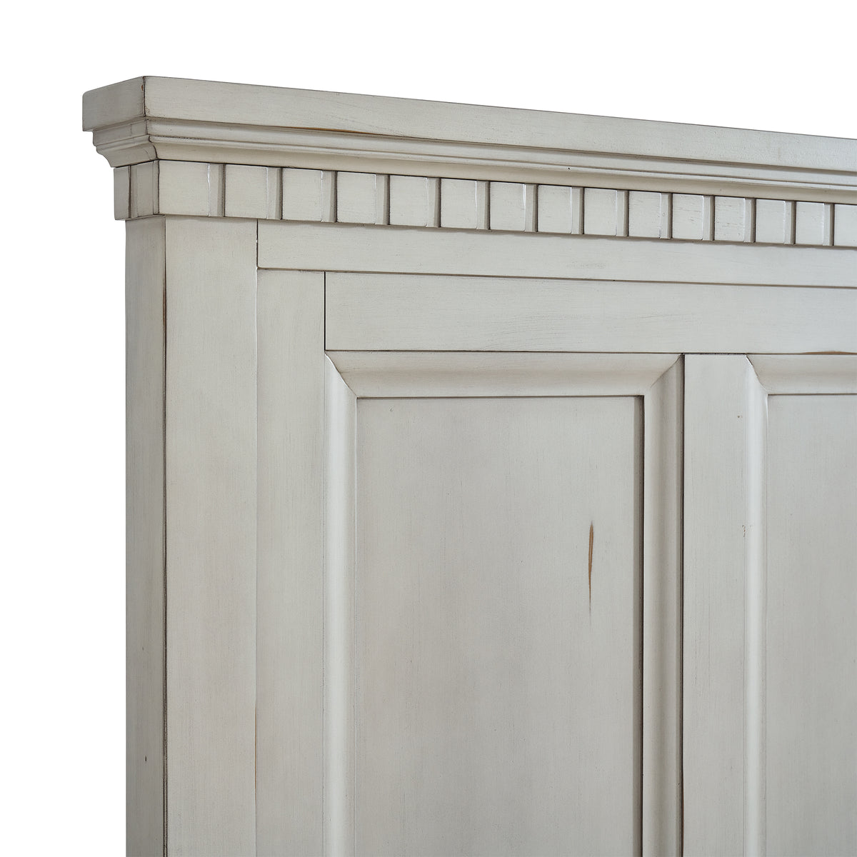 McCoy King Storage Bed in Antique White