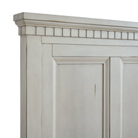 McCoy Queen Storage 4PC Bedroom Set with 2 Nightstands & Dresser in Antique White