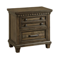 McCoy Queen Storage 3PC Bedroom Set with 2 Nightstands in Charcoal